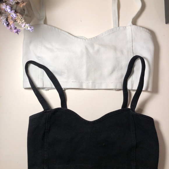 Brandy Melville Caged Bralette (COLOR BLACK) - Picture 2 of 3